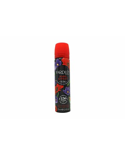 Yardley Poppy & Violet Deodorising Body Spray 75ml-L803664