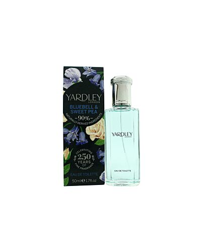 Yardley Bluebell & Sweet Pea Eau de Toilette 50ml Spray-T811245