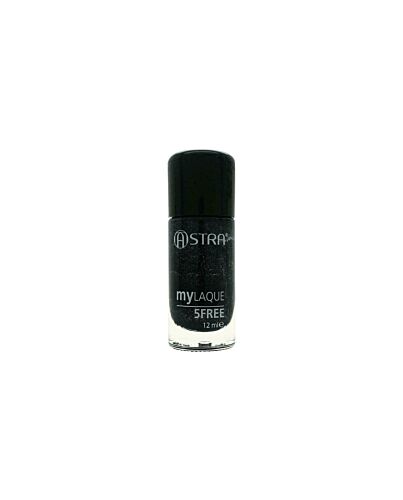 Astra My Laque 5 Free Nail Polish 12ml - 42 Precious Black-T865237