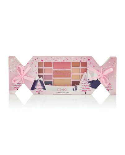 Q-KI Festive Glow Palette Eye Shadow & Face Palette - 19 Pieces (This palette contains:

16 x 0.85g Eye Shadow
1 x 2.5g Highlighter
1 x 2.5g Blusher
1 x 2.5g Bronzer)-J21629