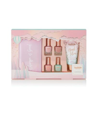 Style & Grace Bubble Boutique Mani Care Set - 6 Pieces (This gift set contains:

1 x 100ml Hand Lotion
4 x 8ml Nail Polish
1 x Coin Purse)-D794651