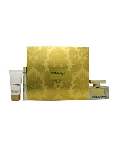 Dolce & Gabbana The One Gift Set 75ml EDP + 10ml EDP + 50ml Body Lotion-B437280