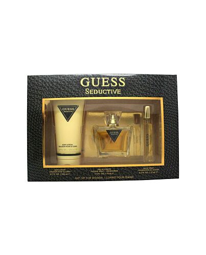 Guess Seductive Gift Set 75ml EDT + 200ml Body Lotion + 15ml Travel Spray-H046153