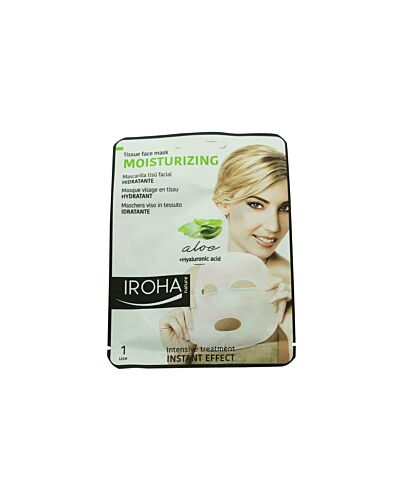 Iroha Nature Moisturizing Aloe Vera Tissue Face Mask 1 x Tissue Face Mask-G886841