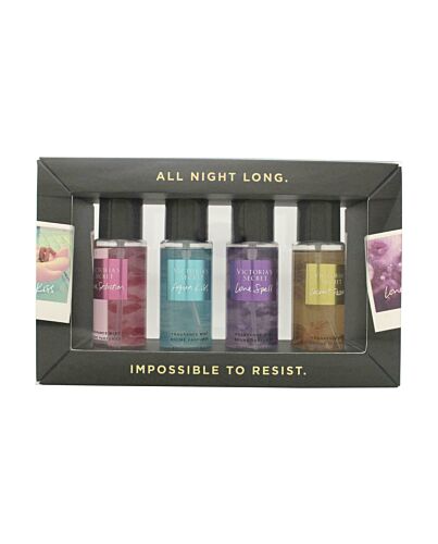 Victoria's Secret Body Mist Set 4 x 75ml (Pure Seduction + Aqua Kiss + Love Spell + Coconut Passion)-T731246