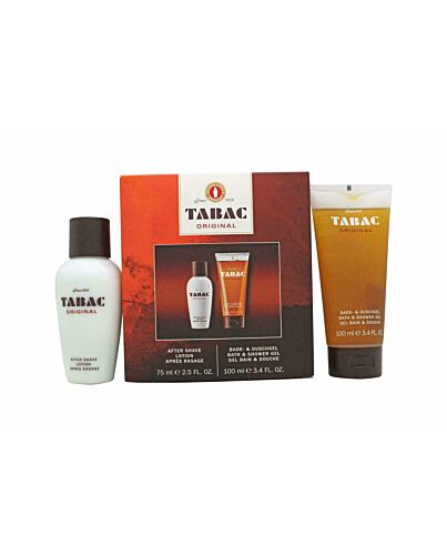 Mäurer & Wirtz Tabac Original Gift Set 75ml Aftershave Lotion + 100ml Shower Gel-B177282