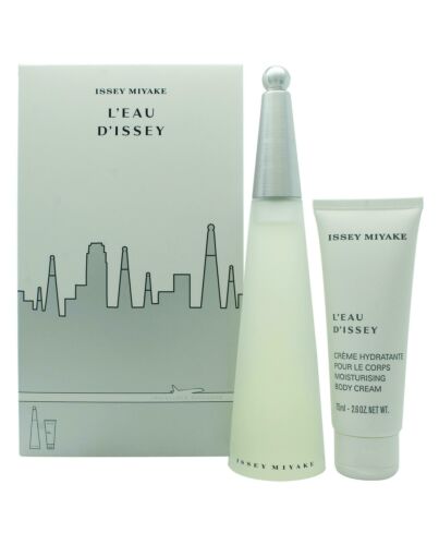 Issey Miyake L'eau d'Issey Gift Set 100ml EDT + 75ml Body Lotion-L27765