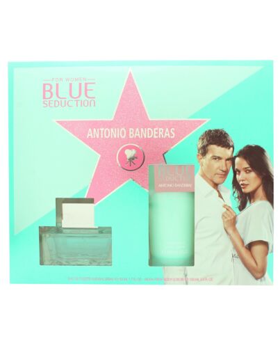 Antonio Banderas Blue Seduction for Women Gift Set 50ml EDT + 100ml Body Lotion-F87003