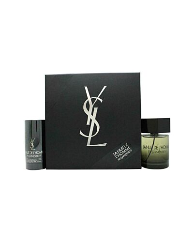 Yves Saint Laurent La Nuit de L'Homme Gift Set 100ml EDT + 75g Deodorant Stick-A139852