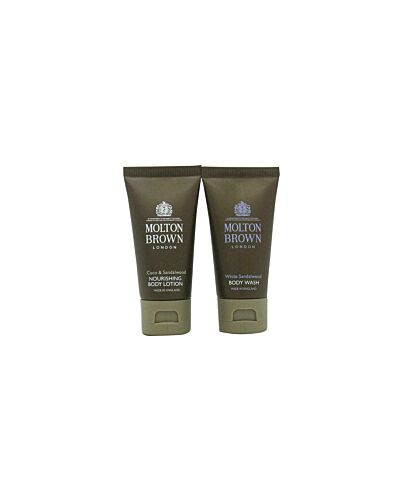 Molton Brown Gift Set 30ml Coco & Sandalwood Body Lotion + 30ml White Sandalwood Body Wash-N150887