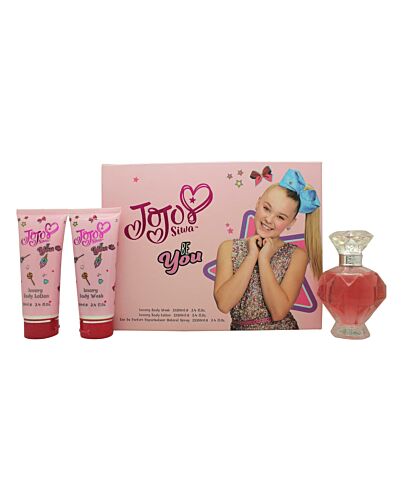 JoJo Siwa Be You Gift Set 100ml EDP + 100ml Body Wash + 100ml Body Lotion-J31129