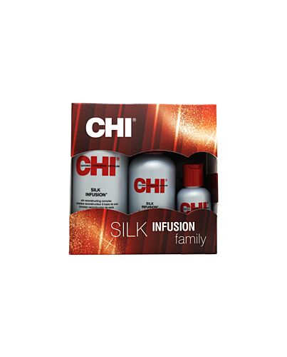 CHI Silk Infusion Gift Set 355ml Leave-In Treatment + 177ml Leave-In Treatment + 59ml Leave-In Treatment-B266310