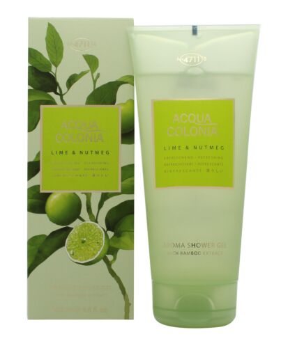 Mäurer & Wirtz 4711 Acqua Colonia Lime & Nutmeg Shower Gel 200ml-A344152