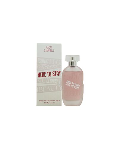 Naomi Campbell Here To Stay Eau de Toilette 50ml Spray-V963576