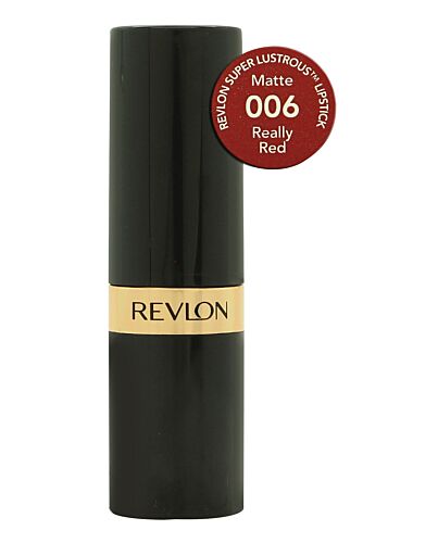 Revlon Super Lustrous Lipstick Matte 4.2g - 06 Really Red-P92271