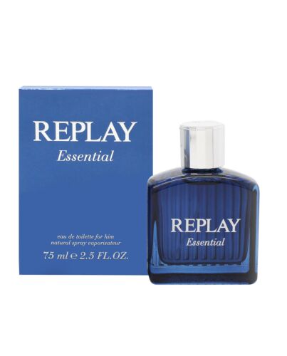 Replay Essential for Him Eau de Toilette 75ml Spray-C281025