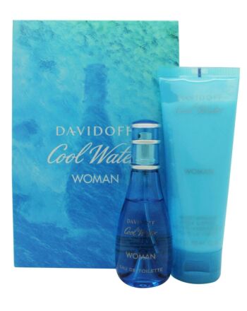 Davidoff Cool Water Woman Gift Set 30ml EDT + 75ml Body Lotion-E531331