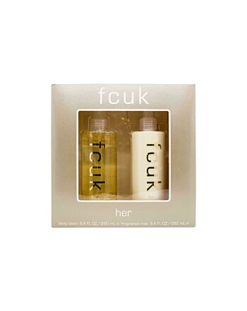 FCUK FCUK Her Gift Set 250ml Body Lotion + 250ml Fragrance Mist-N201548